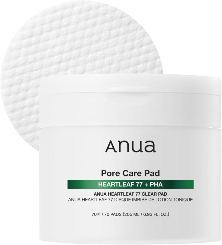 ANUA Heartleaf 77 Toner Pad, Mild Exfoliating Facial Pads for Glass Skin (70 Pads)