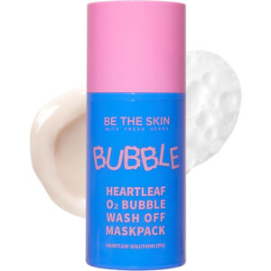 BE THE SKIN HEARTLEAF O2 BUBBLE WASH OFF MASKPACK