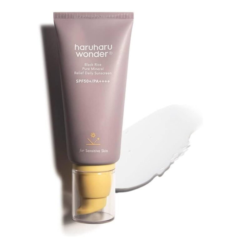 HARUHARU WONDER BLACK RICE PURE MINERAL RELIEF DAILY SUNSCREEN SPF50+/PA++++ 50ml
