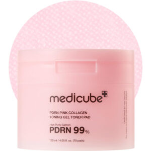 MEDICUBE PDRN Pink Collagen Toning Gel Toner Pad 120ml