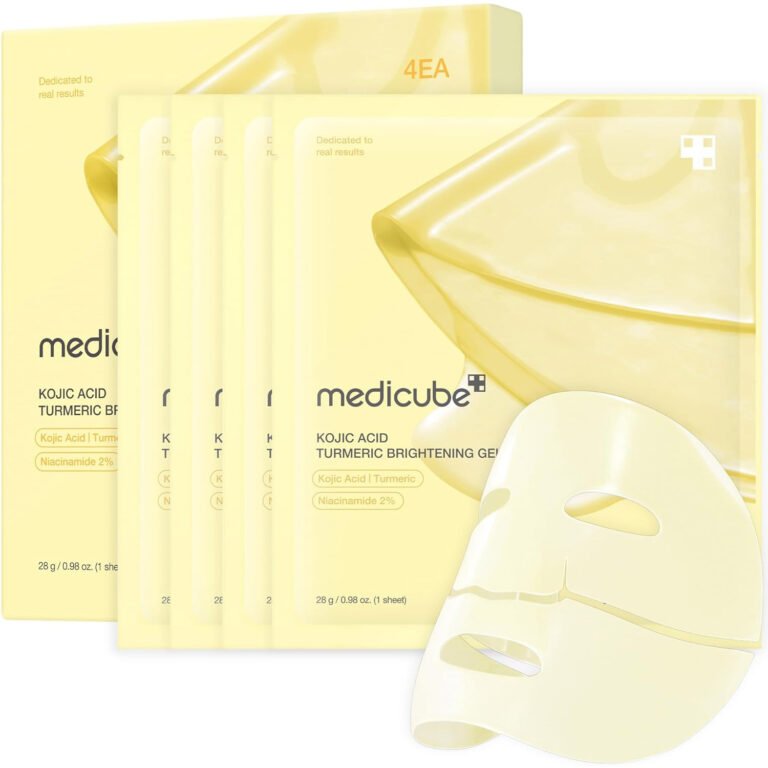 MEDICUBE Kojic Acid Turmeric Brightening Gel Mask 28g x 4ea