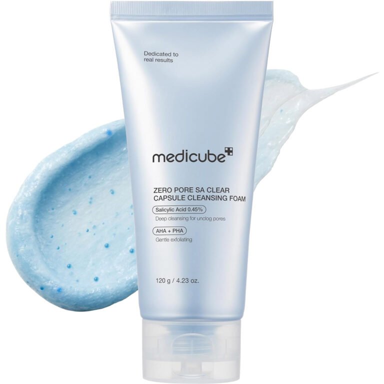 MEDICUBE Zero Pore SA Clear Capsule Cleansing Foam (AHA+PHA) 120g