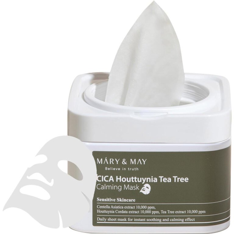 MARY & MAY CICA Houttuynia Tea Tree Calming Mask 30ea