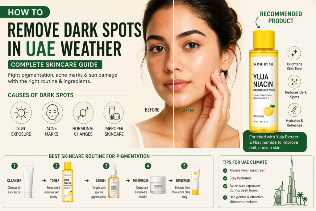 how to remove dark spots UAE