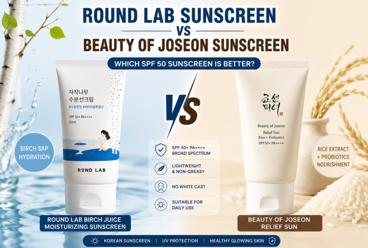 Round Lab Sunscreen vs Beauty of Joseon Sunscreen: Which One Should You Choose in UAE?