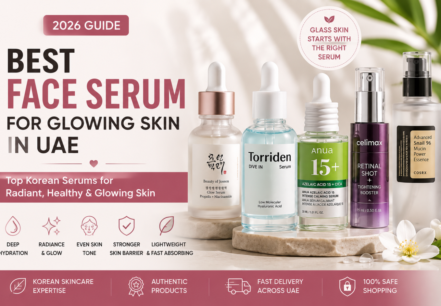 best face serum for glowing skin in UAE