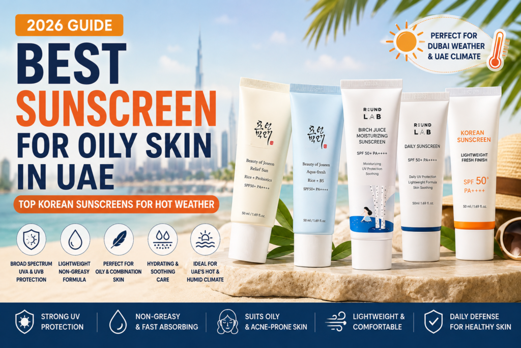 best sunscreen for oily skin in UAE