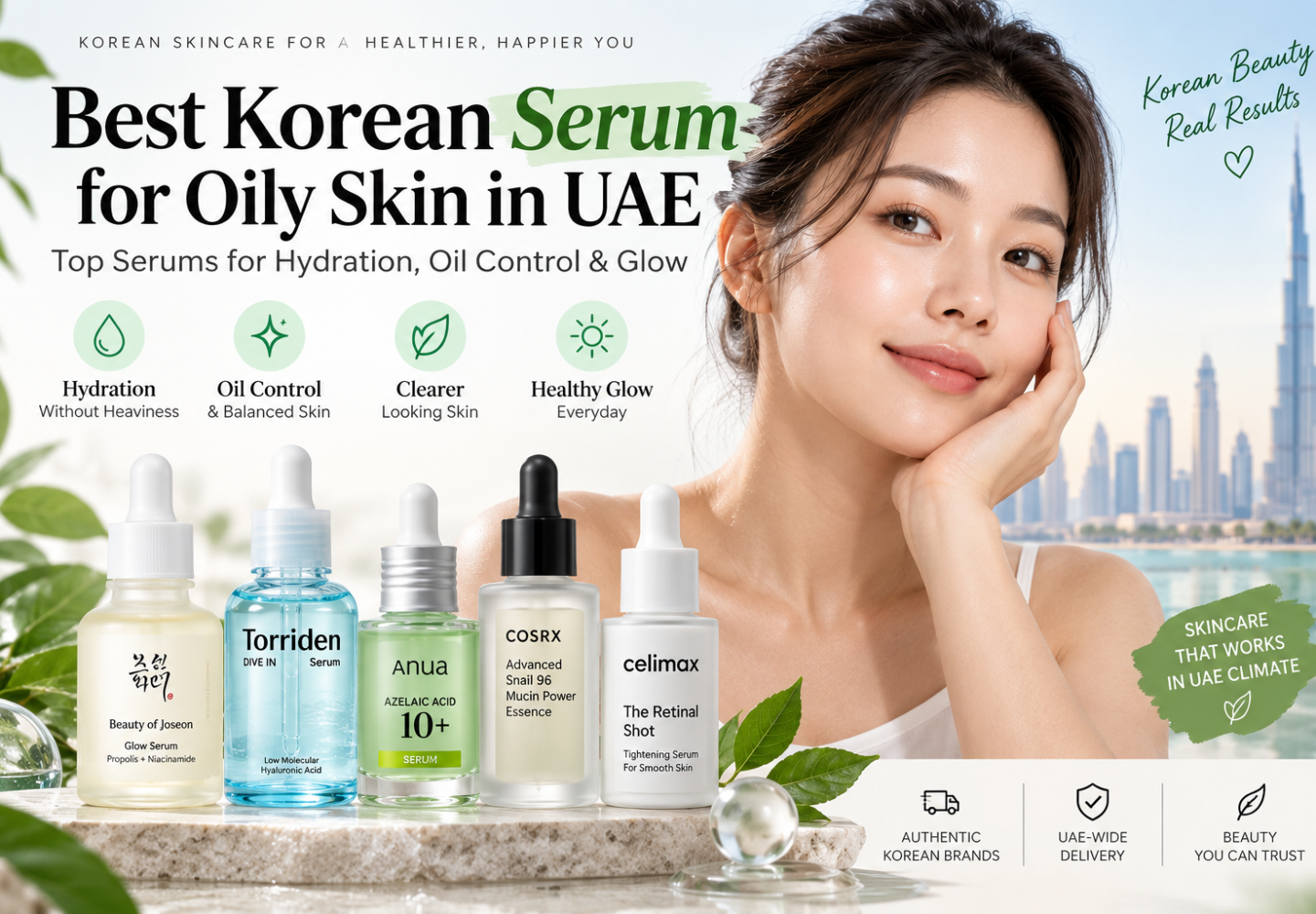 best Korean serum for oily skin UAE